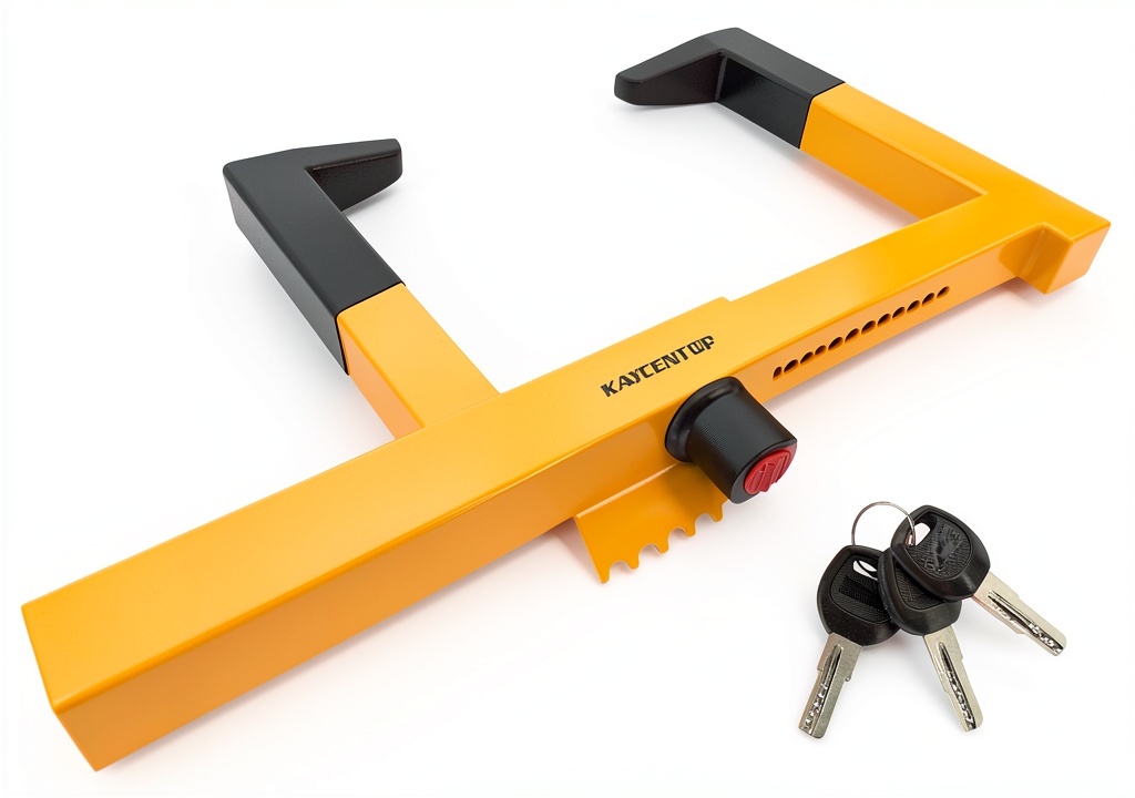 KAYCENTOP Anti Theft Tire Lock in use