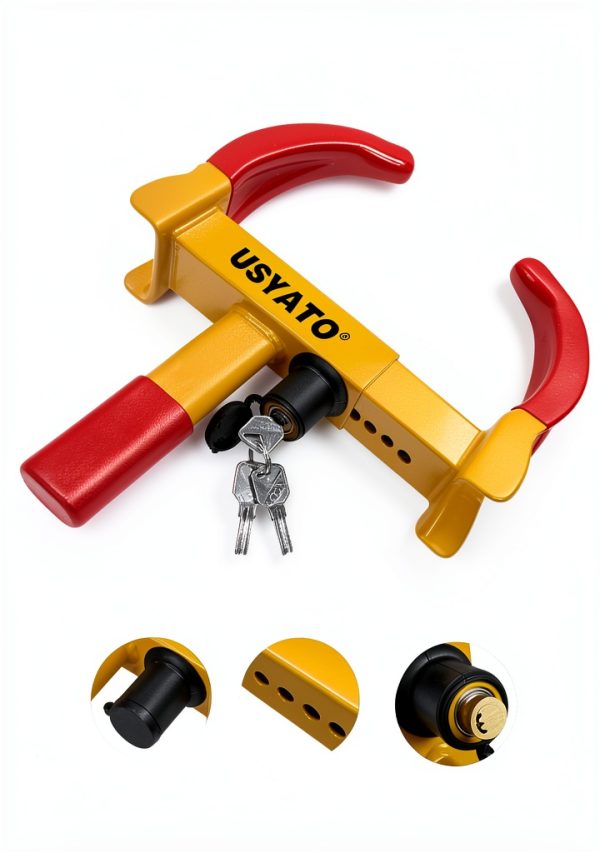 USYATO Anti-Corrosion Deadbolt Wheel Lock-3