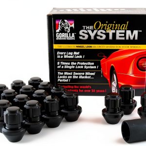 Gorilla Automotive Wheel Locks Black Chrome-0