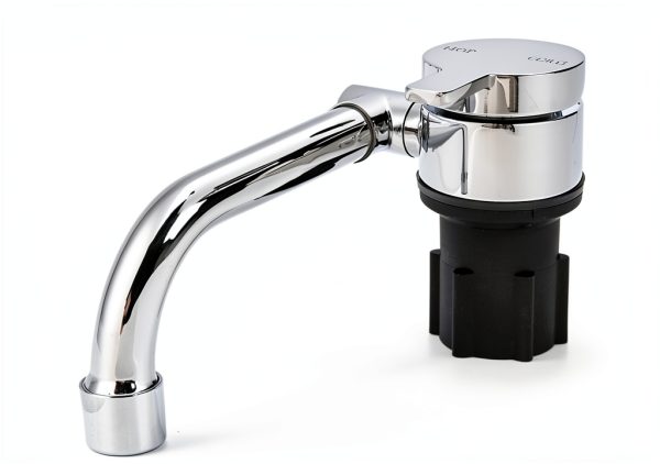Tissting RV Folding Faucet Brushed 360° Swivel Single Handle-1