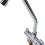 RV Faucet LoyaGour Brass Kitchen Faucet 360 Swivel Foldable Handle-0