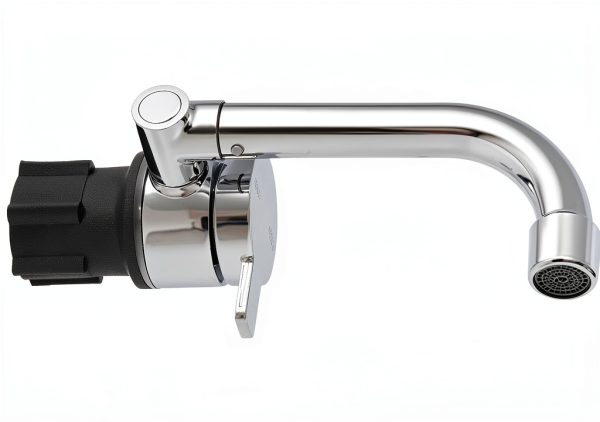 Tissting RV Folding Faucet Brushed 360° Swivel Single Handle-2