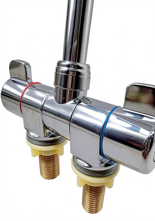 RV Faucet LoyaGour Brass Kitchen Faucet 360 Swivel Foldable Handle-5