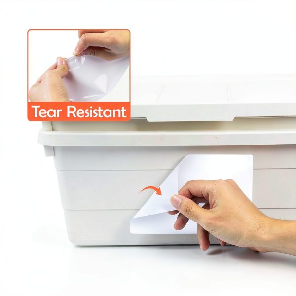 Removable Labels Homrelaxy 4x6 White Matte Labels for Home Office-3