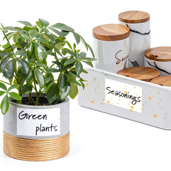 Removable Labels Homrelaxy 4x6 White Matte Labels for Home Office-2