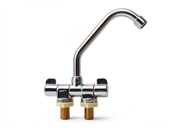 RV Faucet LoyaGour Brass Kitchen Faucet 360 Swivel Foldable Handle-2