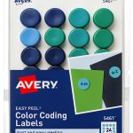 Avery Removable Labels 0.75" Light Blue Self-Adhesive 1,008 Pack-0