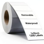 1200 Removable Freezer Labels 1x2 Inch Waterproof, Oil & Tear Resistant Blank Food Labels, Easy Peel No Residue Perfect for Refrigerator, Jars & Pantry Storage-0